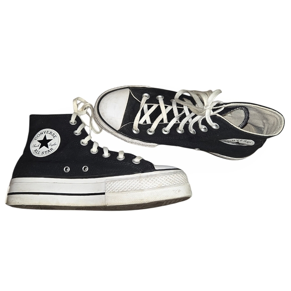 Converse All Stars Shoes - Converse Chuck Taylor Black High Top Sneakers